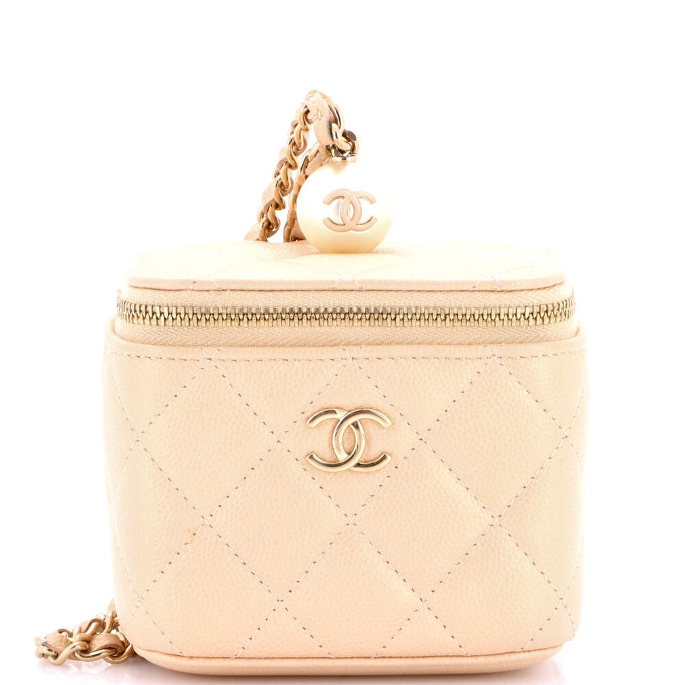 Chanel Classic Pearl Vanity Case With #266283C34B